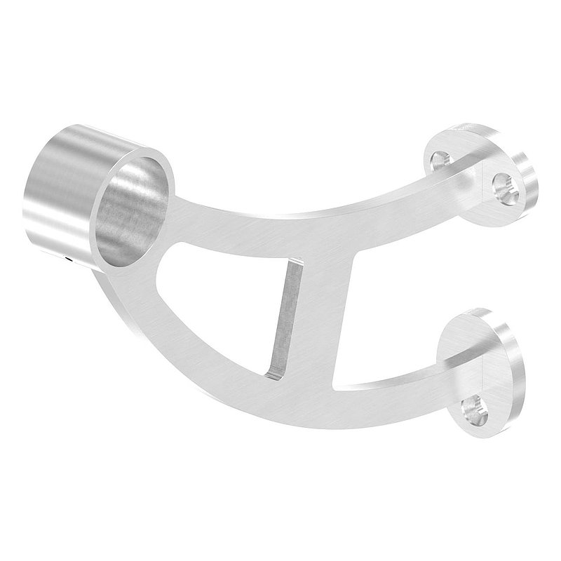 Footrail / handrail support, for tube 33.7mm, AISI304