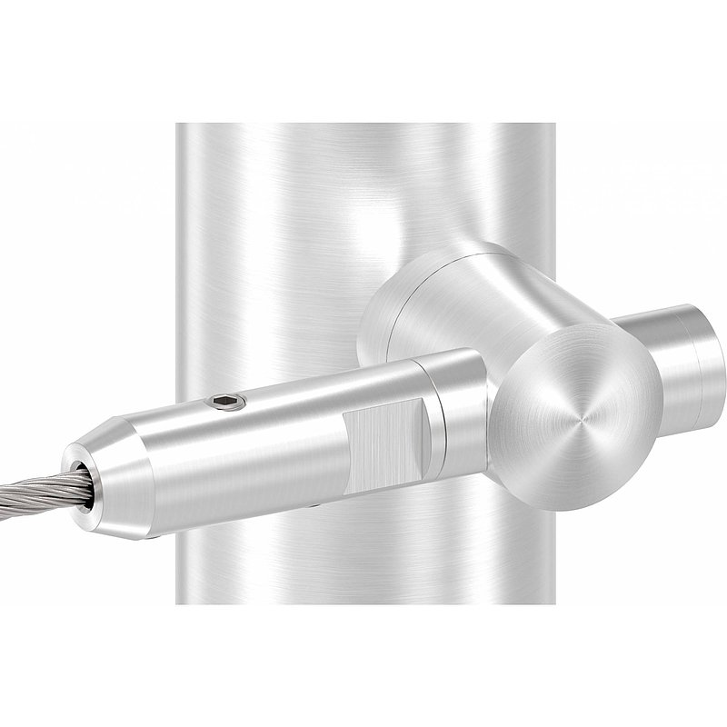 Cable holder for 4mm rope, AISI304