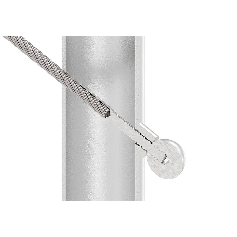 Moulded connection, for M5 thread, AISI304