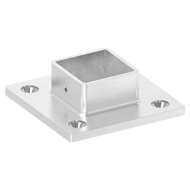 Wand- und Bodenanker, für Rohr 40x40mm, V2A