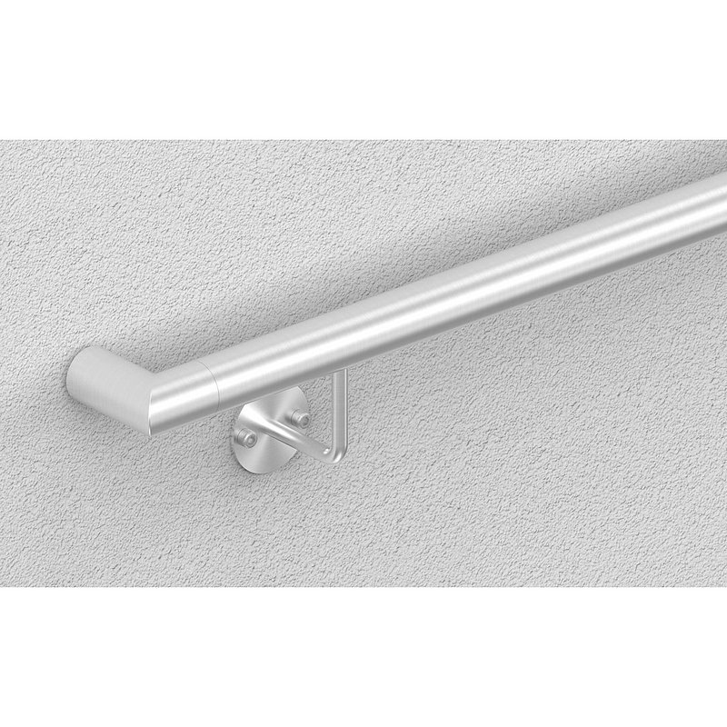 Endbogen 90°, für Rohr 42,4x2,0mm, V2A