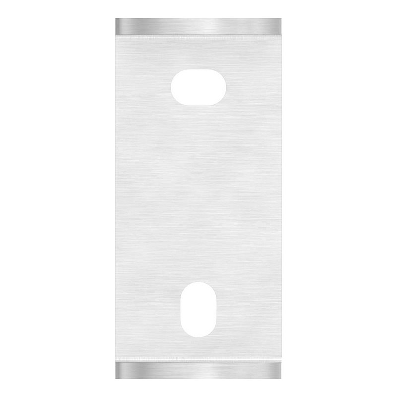 Wandbefestigung für Geländerpfosten 42,4mm, V2A