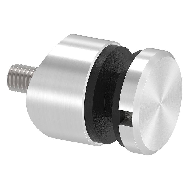 Glass point holder 30mm, connection: 48.3mm, AISI304