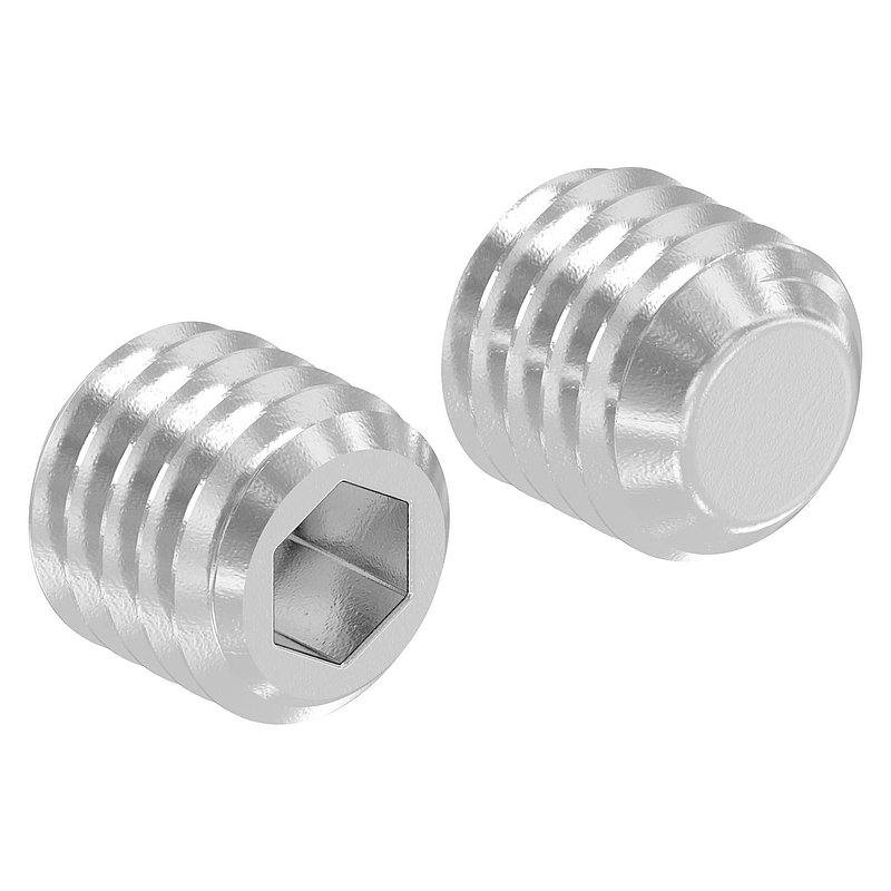 Gewindestift M5x5, V2A, DIN 913 / ISO 4026
