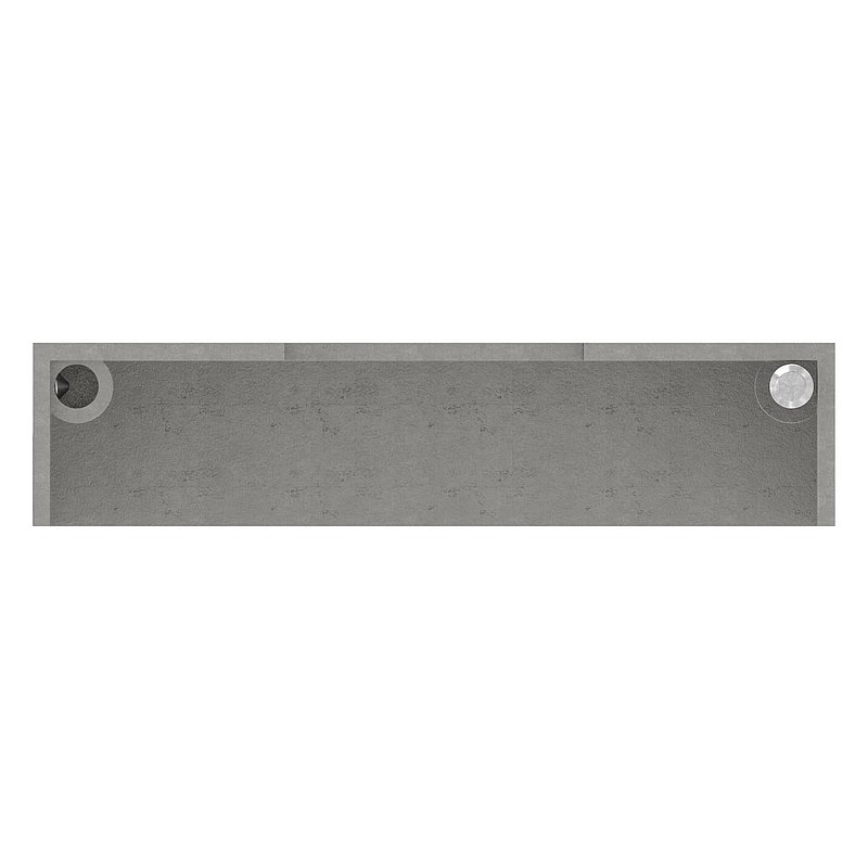 Cover rosette, 109x109x25mm, AISI316