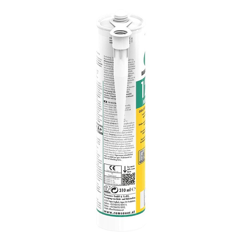 Neutral silicone sealant black, 310ml cartridge