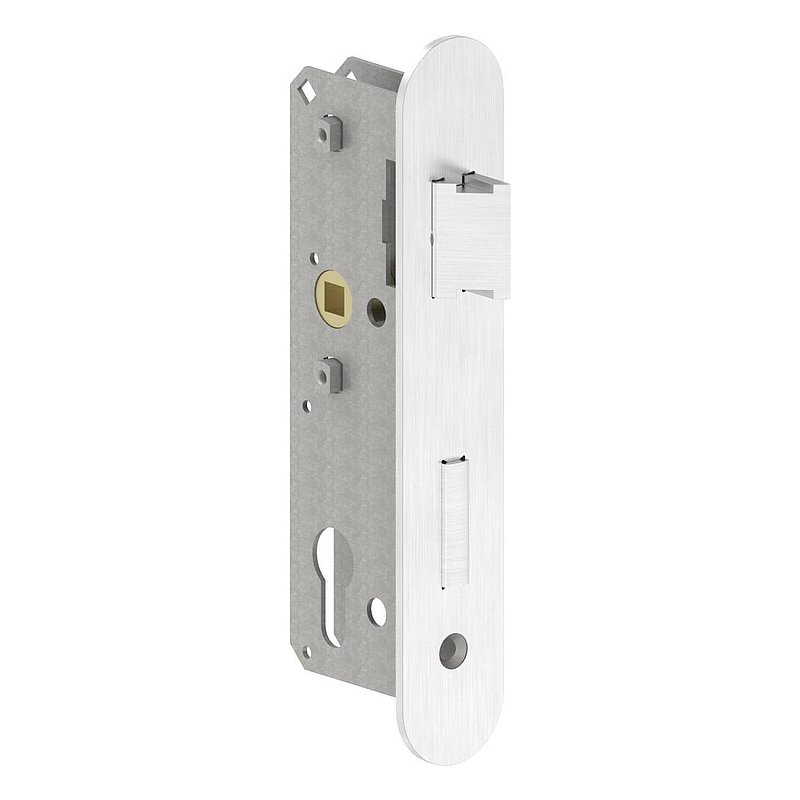 Galvanised lock without lock case, suitable for 59103-240, 35mm