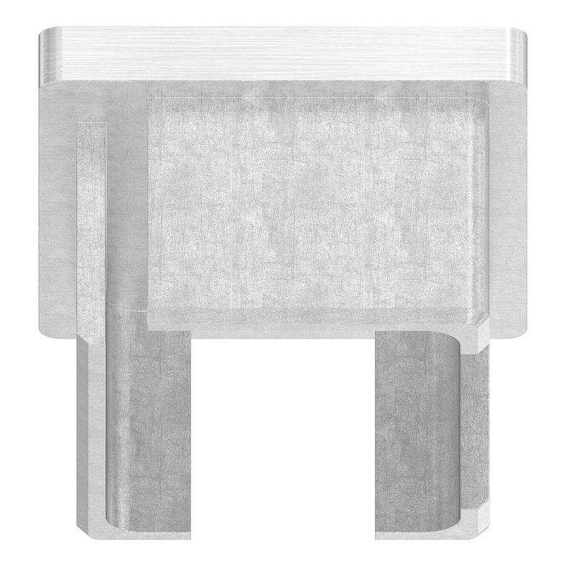 Push-in cap, for tube 50x40x3.0mm, AISI304