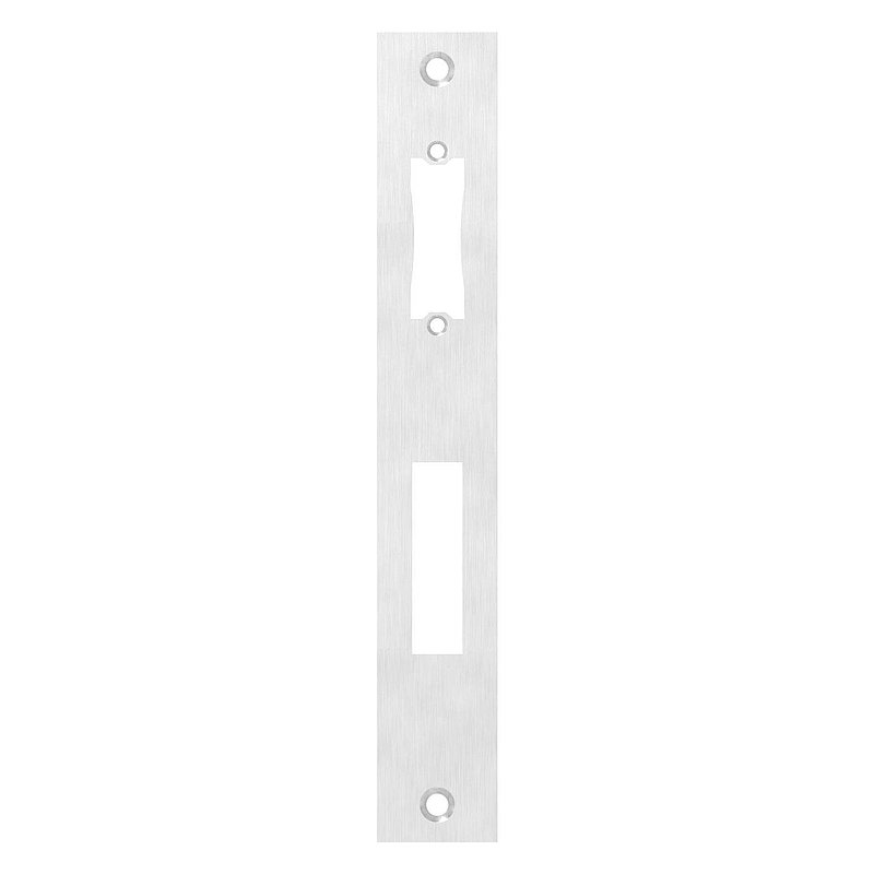 Edelstahlschließblech 242x36x3,0mm, für Abstand 92mm, V2A (1.4301)