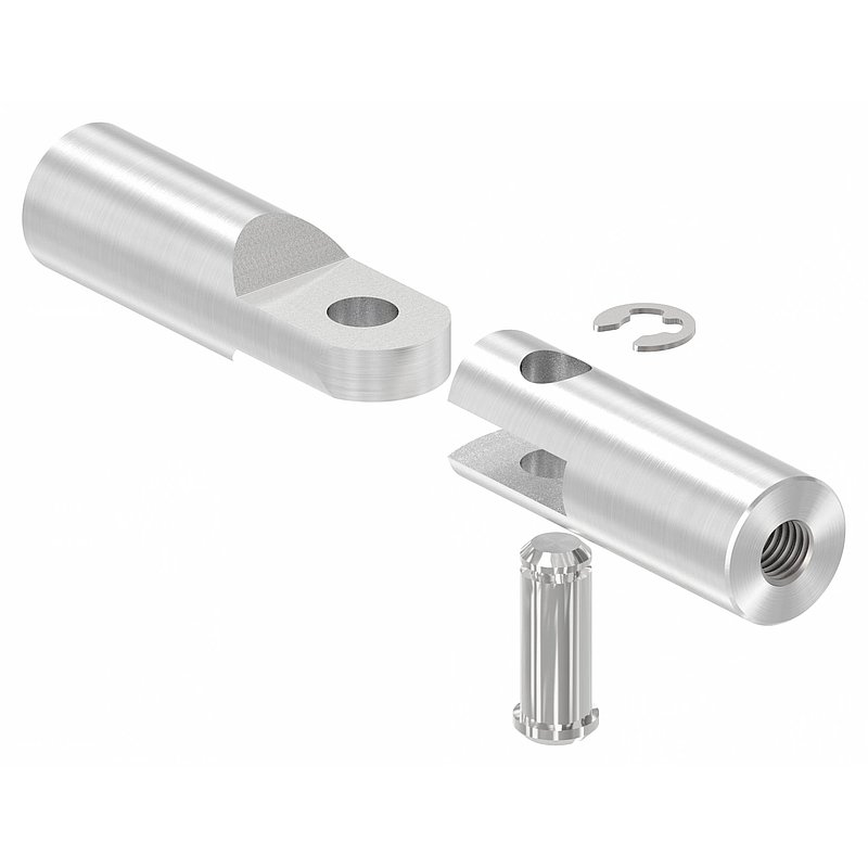 Gelenk zu Wandhalter, V2A