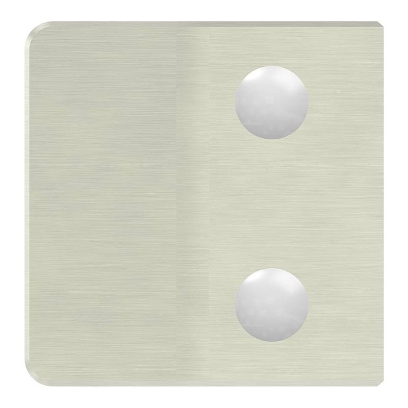 Pince à verre modèle 35, jonction: 48,3mm, aspect inox
