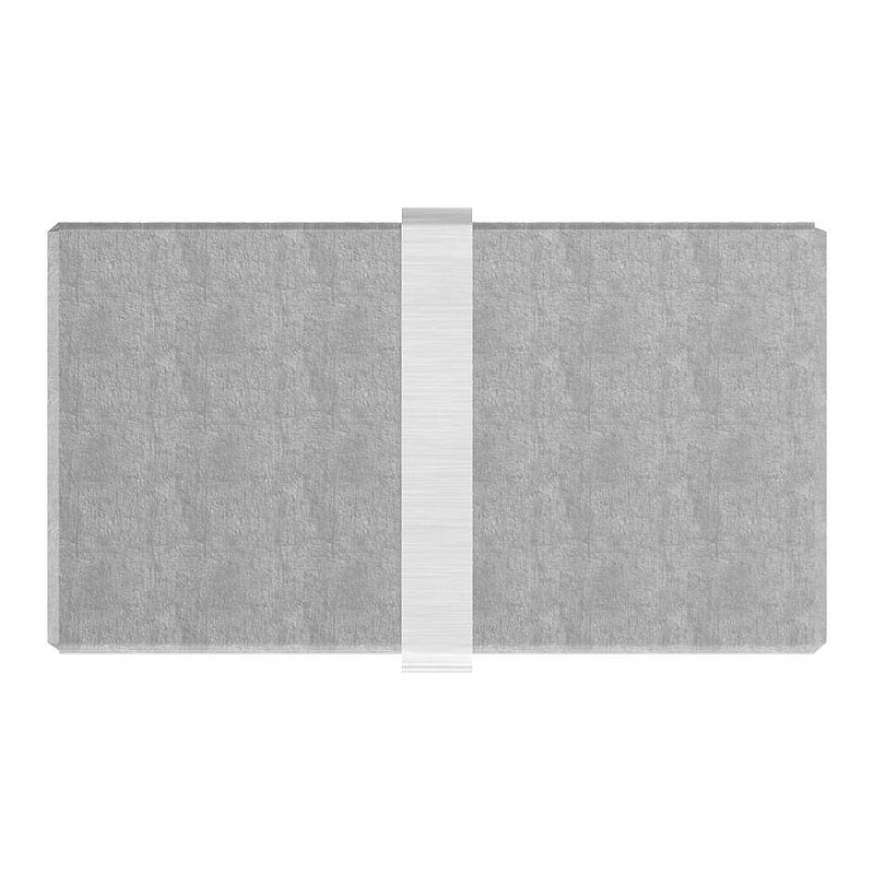 Verbinder für Rechteck-Nutrohr 60x40mm, V2A