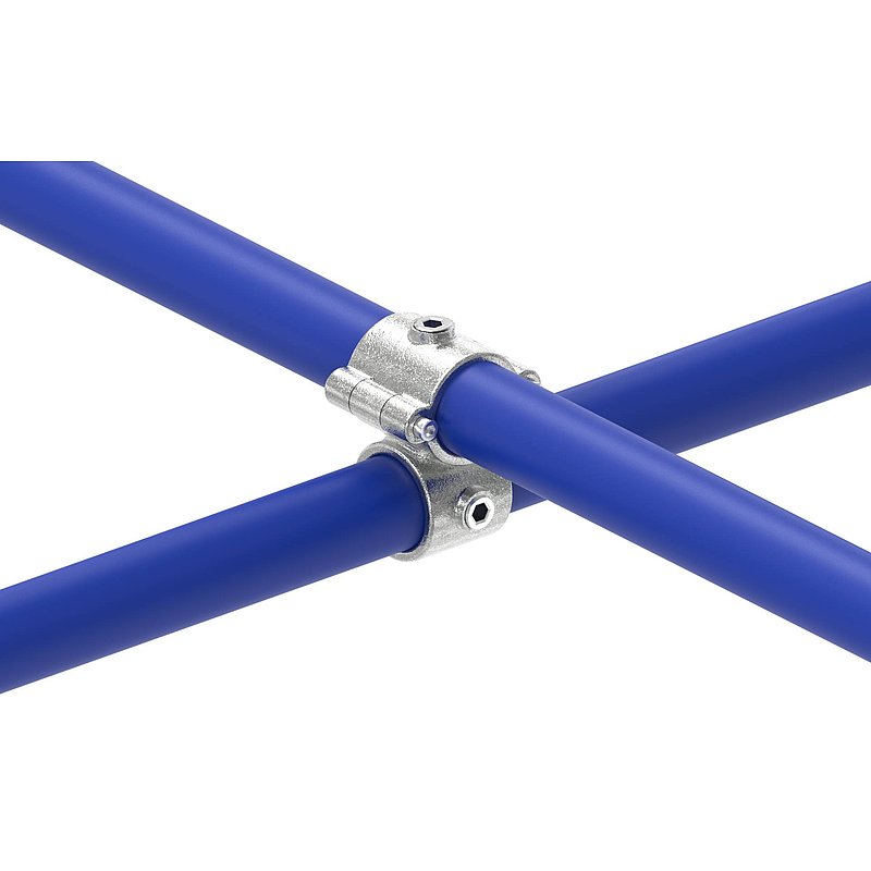 Kreuzverbinder aufklappbar, für Rohr Ø 42,4mm