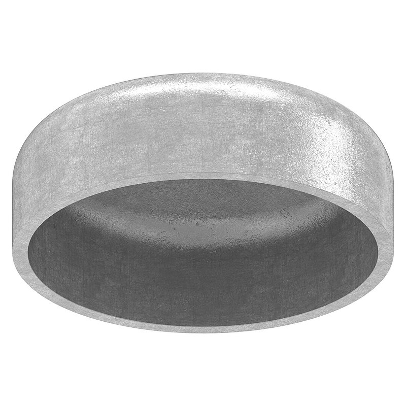 Curved base 48,3x2,0mm, DIN 28011, AISI304
