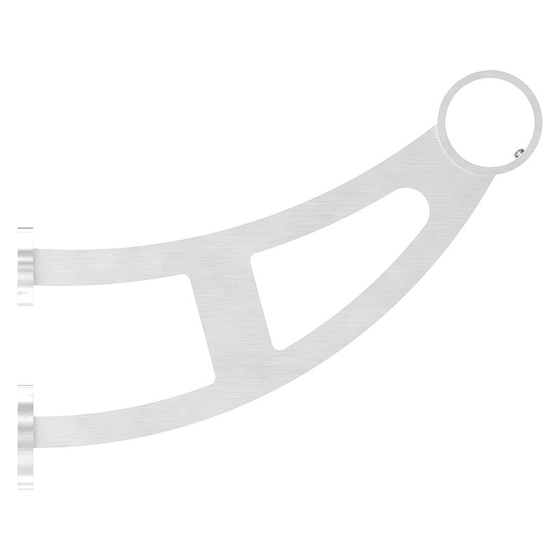 Footrail / handrail support, for tube 33.7mm, AISI304