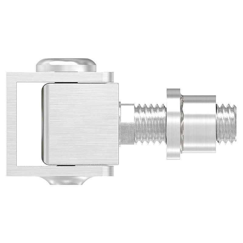 Verstellbares Torband mit Gewindehülse M12, V2A