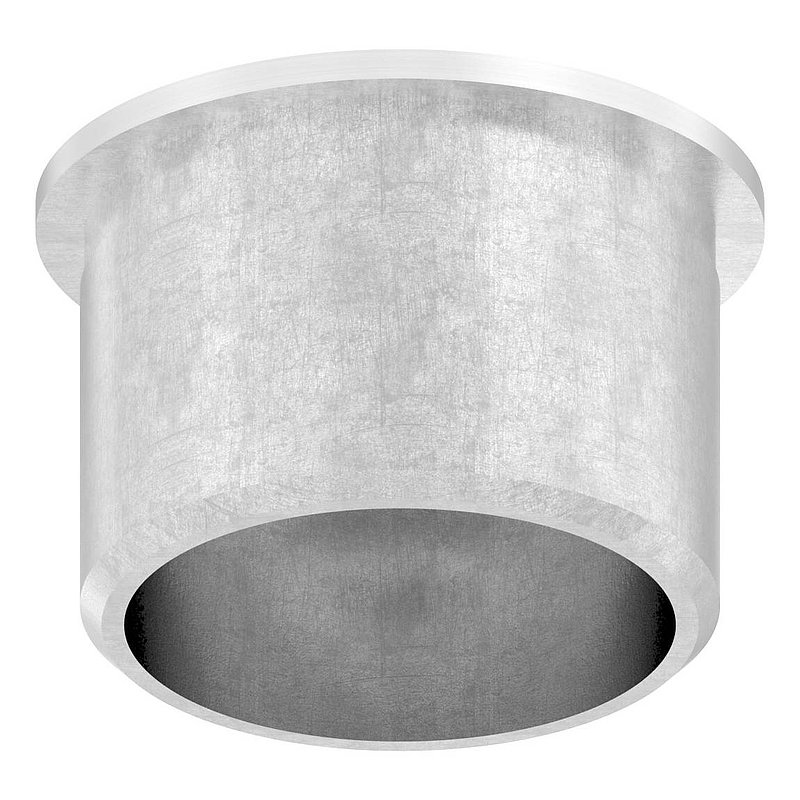Rohrabschlussstopfen zum Kleben mit M8 für 33,7x2,0mm, V2A