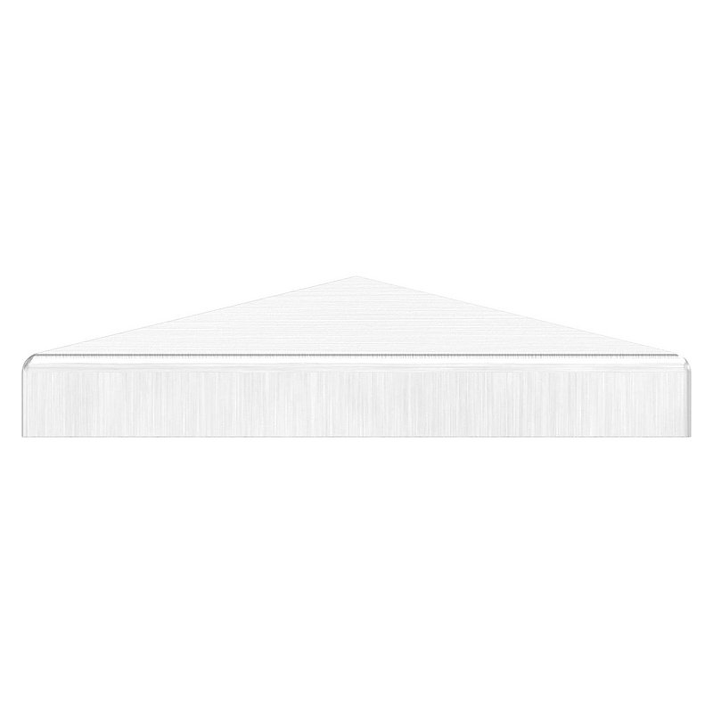 Chapeau pyramidal, pour tube carré 80x80mm, V2A