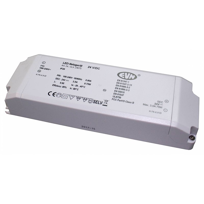 LED Netzgerät 24VDC mit 36W, IP20
