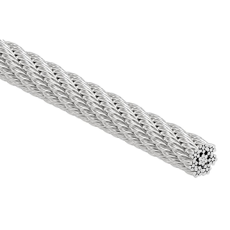 Edelstahlseil Ø 6mm, 7x7, L: 50m, V4A