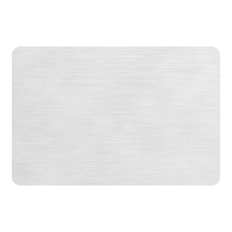 Embout, plat, tube rectangulaire à fond de gorge 60x40x1,5mm, V2A
