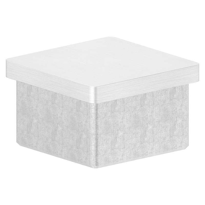 Einsteckkappe, für Rohr 40x40x2,0mm, V4A