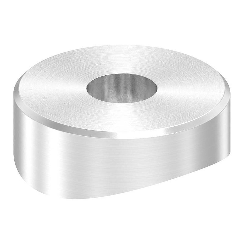 Ausgleichsstück (ohne Senkung) für Rohr 42,4mm, Ø 20mm, V2A