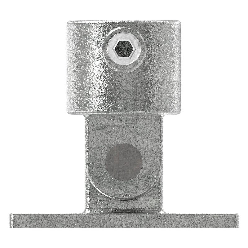 Wall bracket with 2 holes, for pipe Ø 42.4mm
