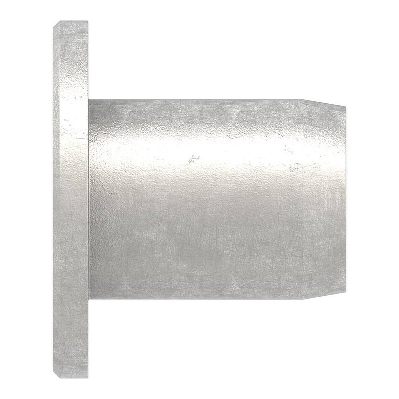 Hülsenmutter mit Flachkopf und ISK, M10, V2A