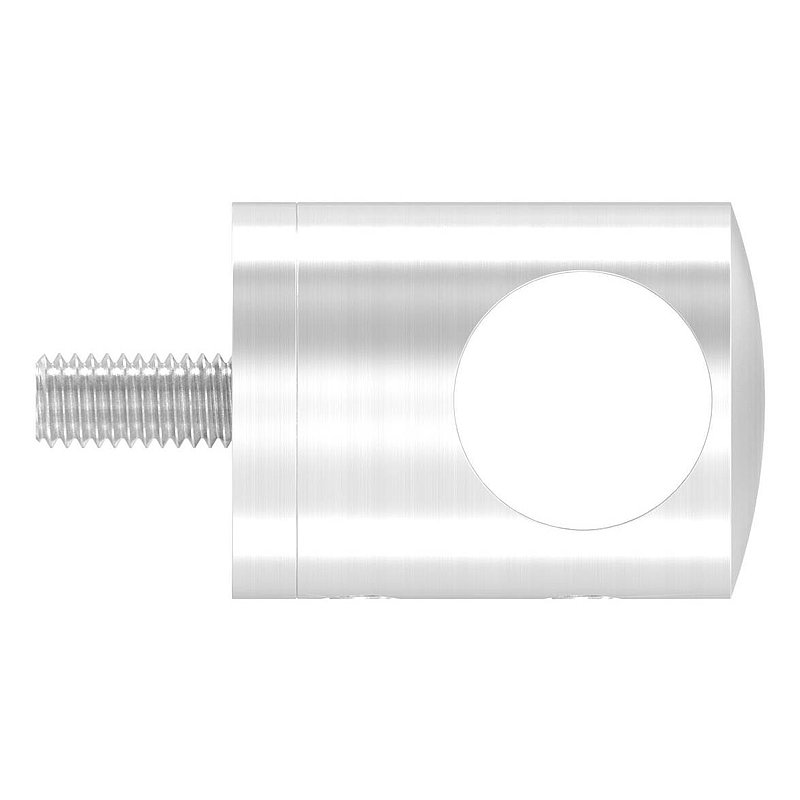 Querstabhalter für geraden Anschluss, 16,2mm Bohrung, V2A