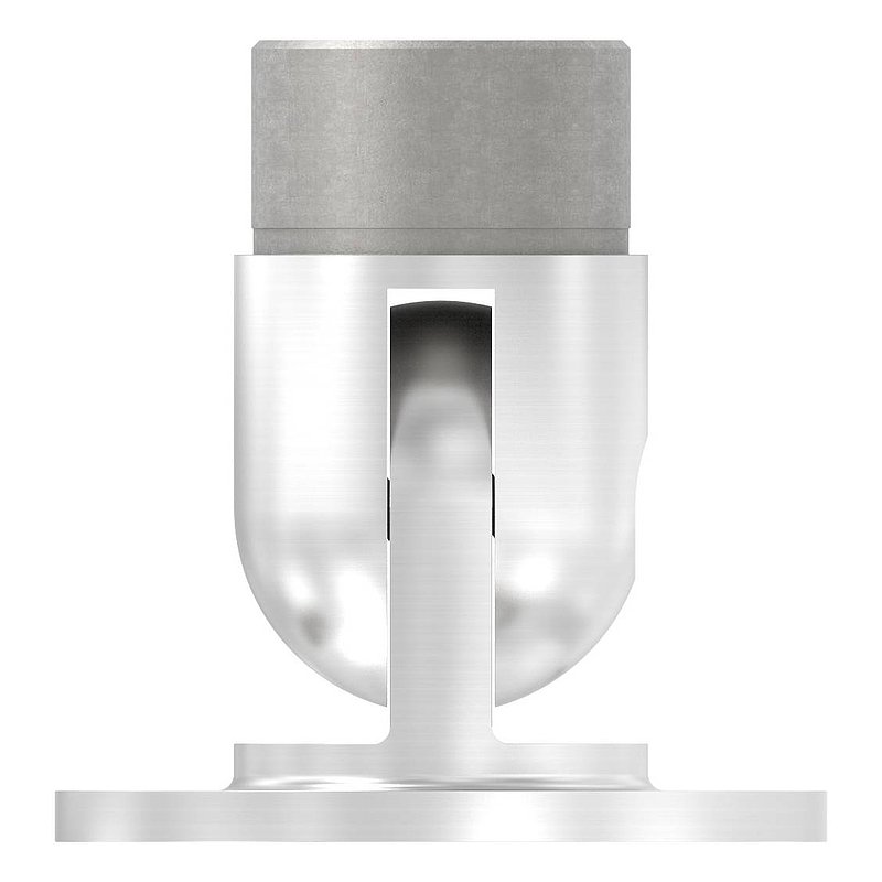 Fixation murale articulée, pour tube Ø 48,3x2,0mm, V2A