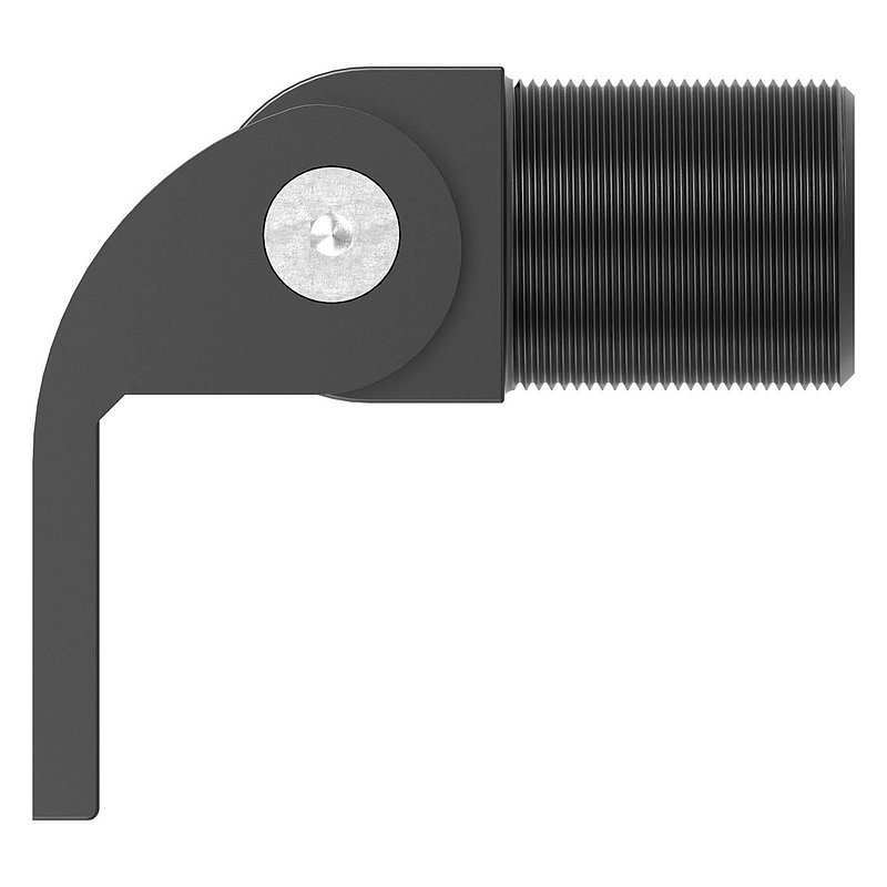 Door hinge 180° screwable without self-closing function