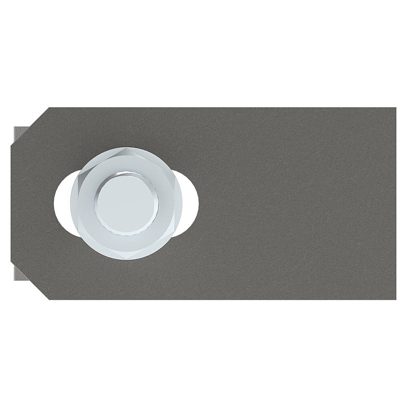 Door hinge M20, galvanised