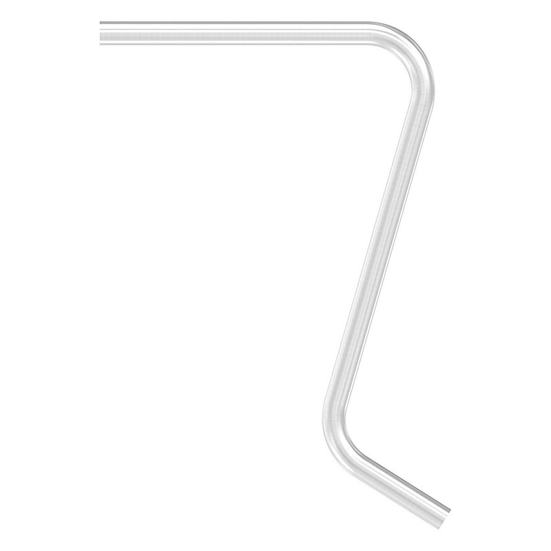 Gooseneck starter, made of tube 42.4x2.0mm, AISI304