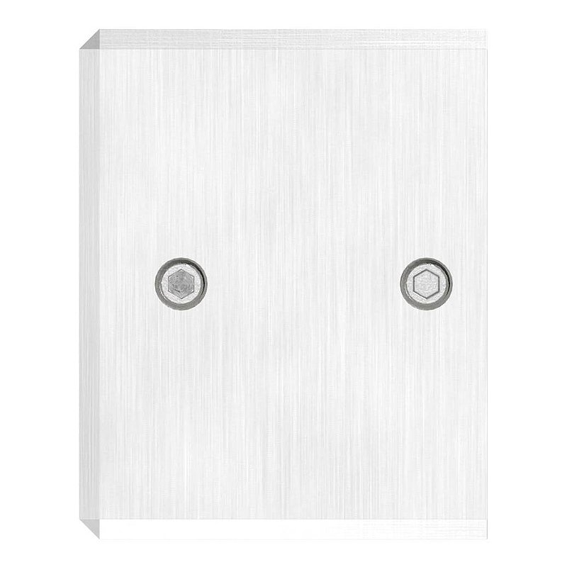 Wall mounting for 40x40mm square groove, right, AISI316