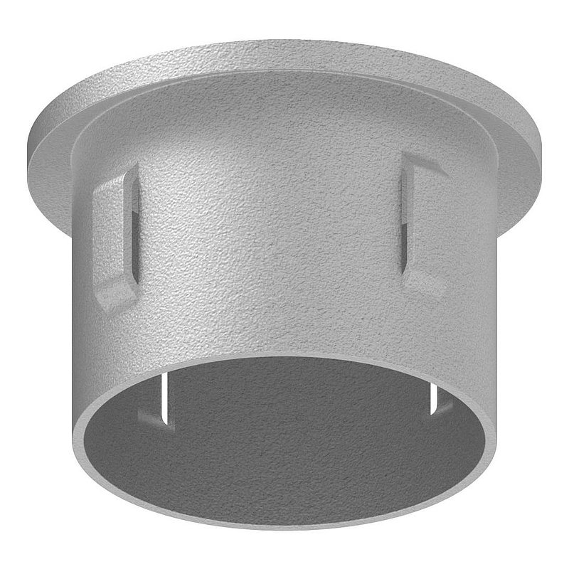 Bouchon en acier, pour tube 42,4mm, galvanisé