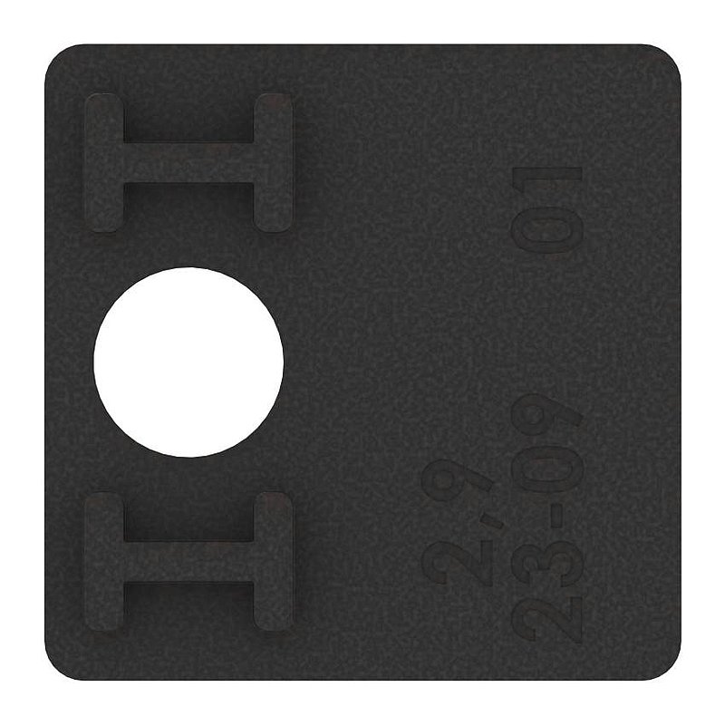 1 Paar Gummi für Mod. 36, für ESG-Glas 12mm