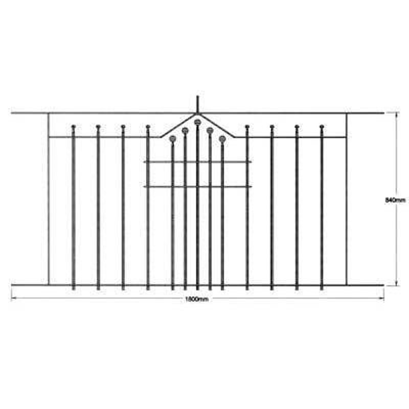 Panel long, 1.8x0.84m