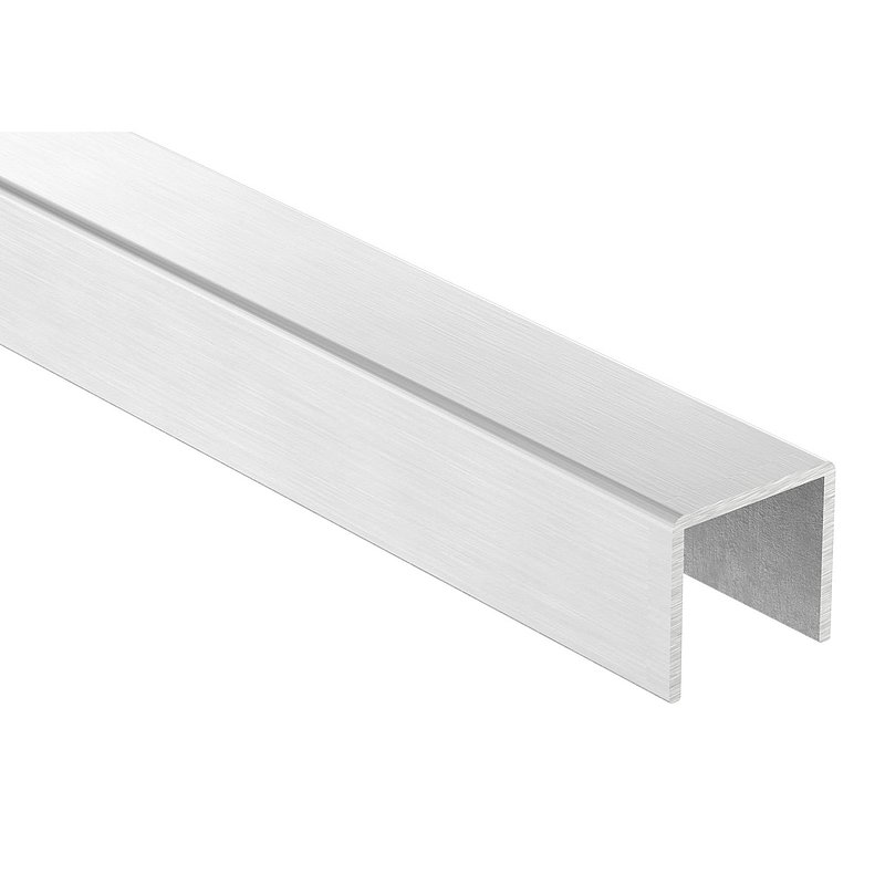 Edelstahl-U-Profil, 28x26x2mm, L: 3000mm, V4A