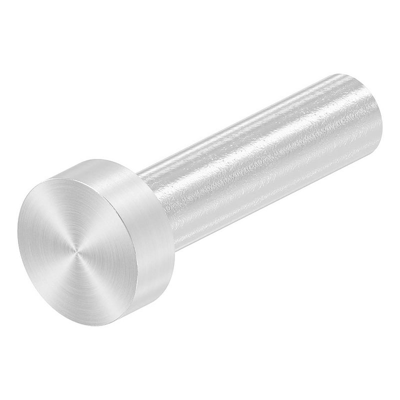 Lens head terminal for self-clinching, AISI316