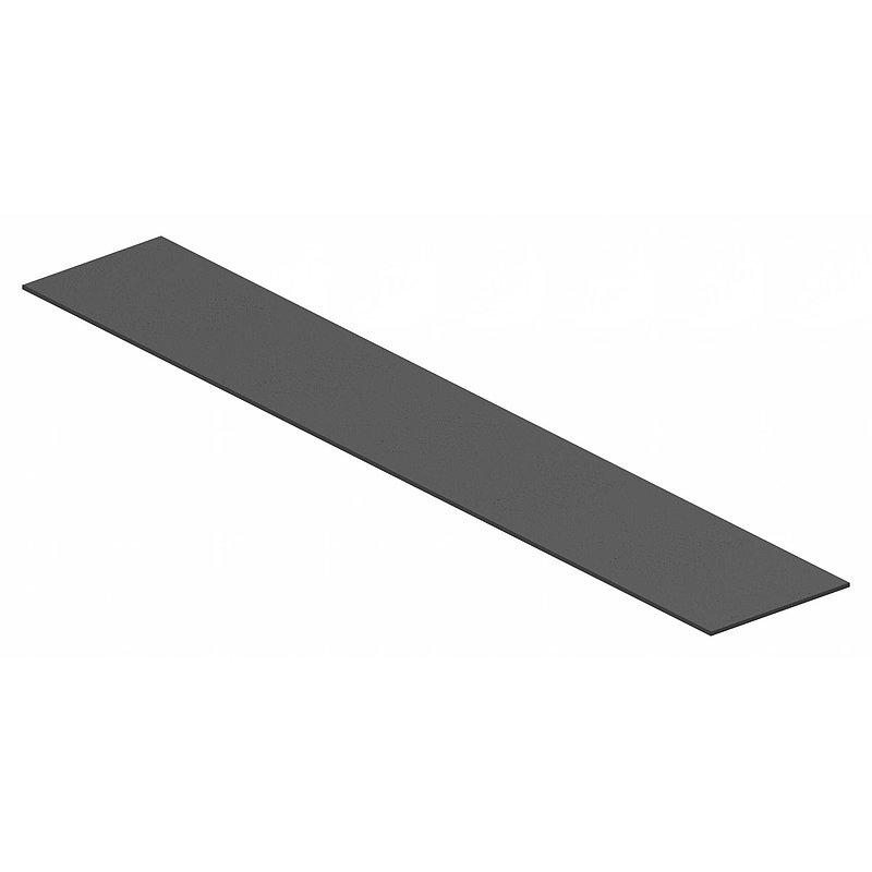 Plaque de caoutchouc 100x17x0,5mm pour eleganza canopy, lot de 10 pièces