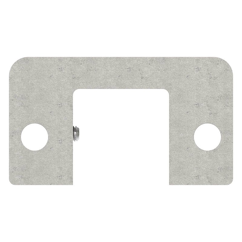 Wandhalterung für Edelstahl-U-Profil 80530-XXX, V2A