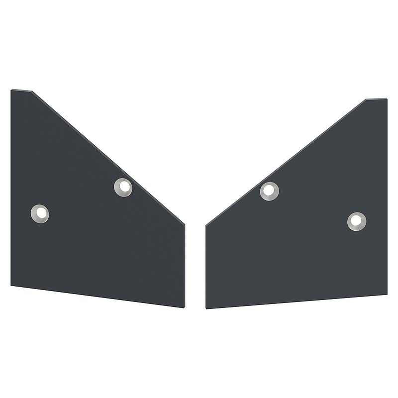 Mounting-set for glass 17,52mm eleganza canopy, L:2m
