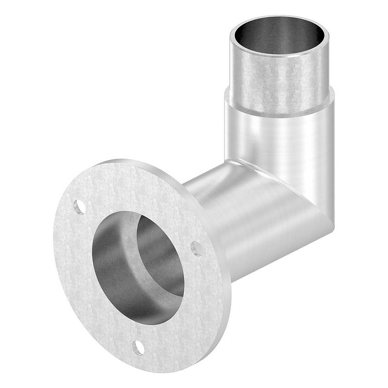 Wandhalter 90° für Rohr 42,4x2,0mm, V2A