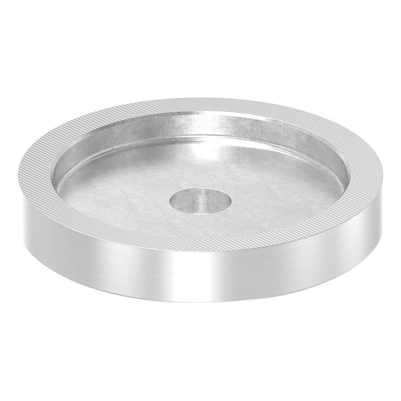 Partie inférieure pour point de fixation 62mm, ép.: 10mm, V2A