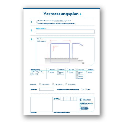 Formular Sonderanfertigung Geländer