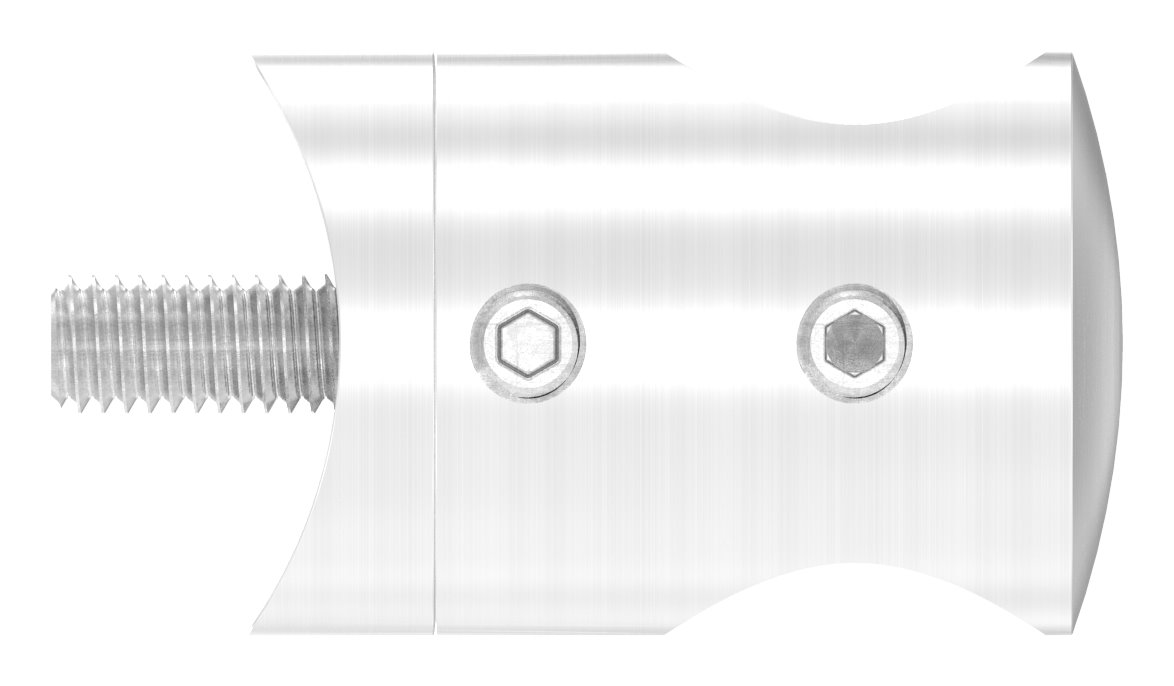 Querstabhalter für 42,4mm Rohr, 16,2mm Bohrung, V2A