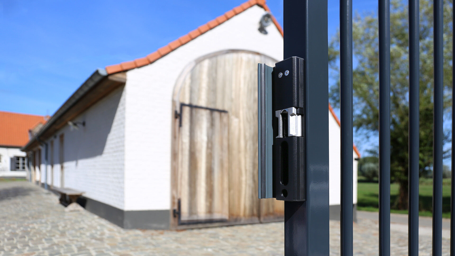 Elekterischer Öffner, MODULEC-SA-E - stomlos geschlossen- in Aluminium silber