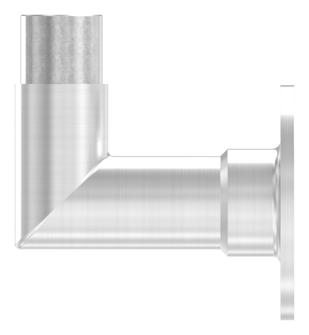 Wandhalter 90° für Rohr 33,7x2,0mm, V2A