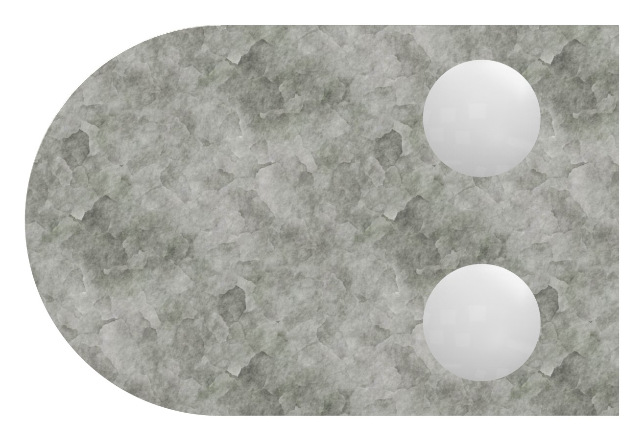 Glasklemme Mod. 12, Anschluss: 42,4mm, Zink roh